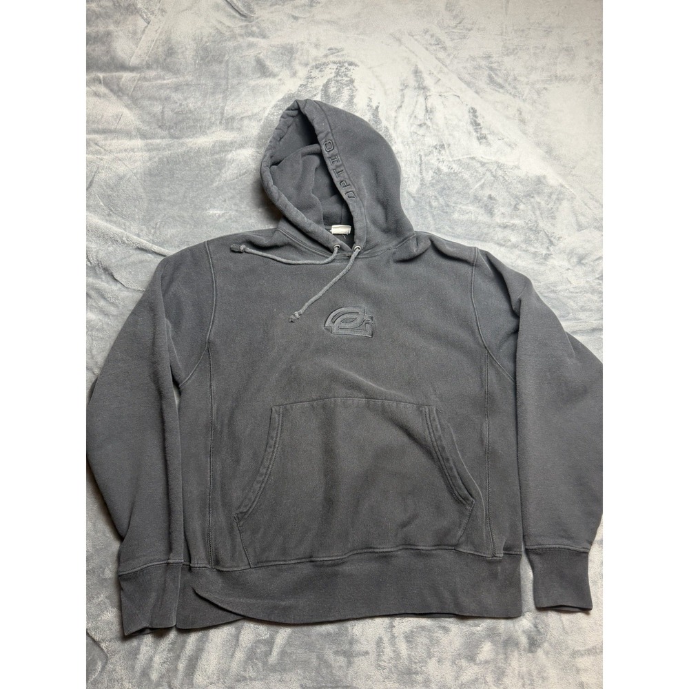 Vintage Optic Gaming Hoodie Heavy Weight Medium Black‎ Champion Reverse Weave